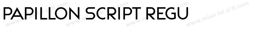 Papillon Script Regu字体转换